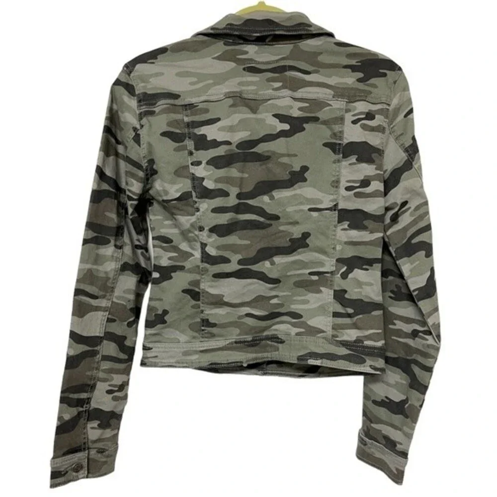 Girls GBG Los Angeles Green Camo Jacket